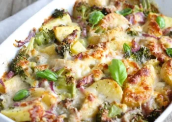 Burrito aberto mostrando o recheio