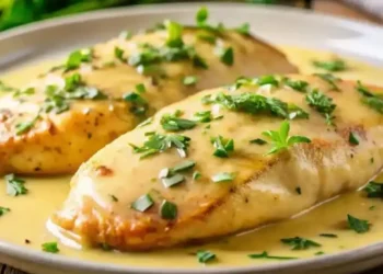 Frango ao molho cremoso de mostarda