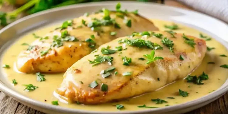 Frango ao molho cremoso de mostarda